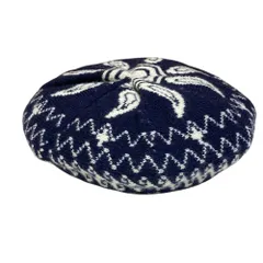 良品 CA4LA カシラ SIVON BERET ニット ベレー帽 ネイビー レディース 古着 中古 USED