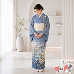 売約済み 新品未使用 正絹夏物 手描き絽訪問着 青磁色 Lサイズ - メルカリ