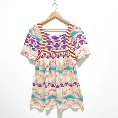 TSUMORI CHISATO ツモリチサト チュニック ブラウス ウール100% 春夏 レディース サイズ2 Mサイズ 半袖 日本製のサムネイル