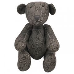 GUCCI グッチ テディベア グッチ柄 ブラック貯金箱 - メルカリ