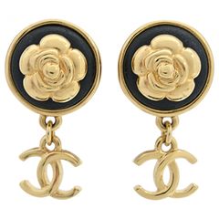 26852✨シャネル カメリアピアス ヴィンテージココマーク ホワイト