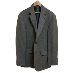 美品 HACKETT LONDON ハケットロンドン ロロピアーナ生地 テーラードジャケット 50S グレー メンズ 古着 中古 USEDのサムネイル