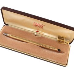 希少クロス12金張ボールペン12KTゴールドフィルド美品ヴィンテージ人気