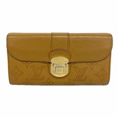 極美品！ルイヴィトン マヒナ ポルトフォイユ アメリア ブラウン