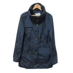 美品 COLE HAAN コールハーン パッカブル ヒドゥン レイン ジャケット ブルゾン T10257 S ネイビー レディース 古着 中古 USEDのサムネイル