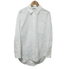 美品 ALLSAINTS オールセインツ LAURIE SHIRT コットンポプリンシャツ UK6 ホワイト レディース 古着 中古 USEDのサムネイル