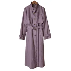 未使用 24SS WILLSELECTION ウィルセレクション スタンドカラーシングルトレンチコート サイズF ラベンダー レディース 古着 中古 USEDのサムネイル