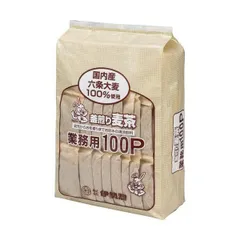 伊勢惣 釜煎り麦茶 業務用 1ケース（800バッグ：100バッグ×8袋）のサムネイル