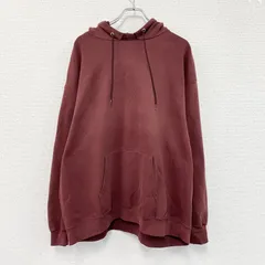 Champion　チャンピオン　スウェットパーカー/フーディー　完全目無し　フェード　現行　ボルドー　3XLサイズ　古着【値引き交渉OK！】