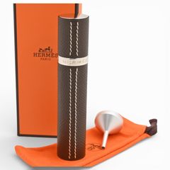 新品】HERMES 香水ボトル 茶色 - メルカリ