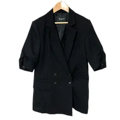 良品 23SS Diagram ダイアグラム ショートスリーブジャケット 0323201060 サイズ38 ブラック レディース 古着 中古 USEDのサムネイル