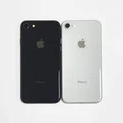【中古・ジャンク・2台まとめ売り】iPhone8 64GB バッテリー71,91％ [2台] スペースグレイ,シルバー docomo 本体 ジャンク品 iPhoneまとめ売り ②