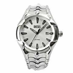 DIESEL ディーゼル シルバー 時計 DZ2185 Y2K 超美品 箱なし - メルカリ