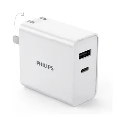 <ナ>Philips(フィリップス) USB充電器 65W急速充電  DLP6342C