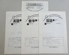 塾専用 学力診断テスト 国語/英語/数学 中学1年 1999年度5月号 書き込みなし 003s5Bのサムネイル