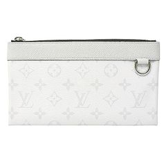 Louis Vuitton Men's Bag, Discovery PM Pochette, Monogram Taigarama Antarctica, Louis Vuitton M30279, Used