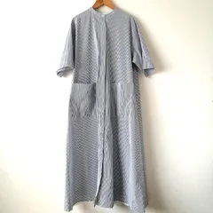 美品　LE CIEL BLEU　ルシェルブルー　ワンピース　シャツワンピース　ストライプ　416-1のサムネイル
