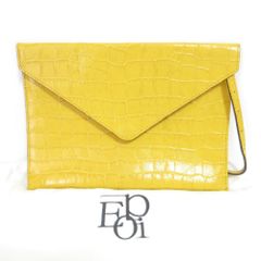 美品⭐︎エポカウォモ☆EPOCA♥クロコダイル クラッチバッグ - メルカリ
