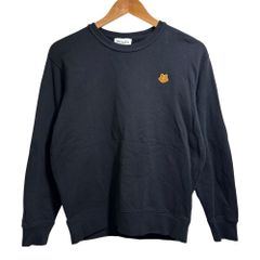 미품 KENZO 켄조 타이거 패치 크루넥 스웨트 트레이너 S 블랙 레이디스 헌 옷 중고 USED
