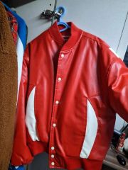 激レア ヴィンテージ 80s マイケルホーバン 革 レザー スタジャン 野球 