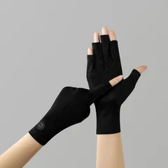 UV手袋 UVカット UV 日焼け防止 手袋 夏用手袋 ショート 指なし 指切り レディース スマホ 滑り止め#mmbgv
