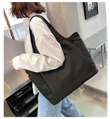 トートバッグ   レディース 大きめ a4 軽い 大容量 通勤 軽量  ポケット多い ナイロン 通勤 撥#wrvxm