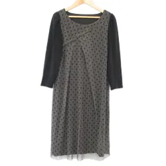 美品 VIVIENNE TAM ヴィヴィアンタム パワーネット チュニックカットソー ミニワンピース サイズ0 ブラック レディース 古着 中古 USEDのサムネイル