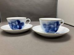 約90年前の極美品 手描き 名品】光陽陶器 デミタスカップ＆ソーサー