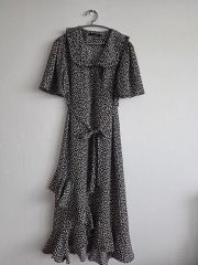 42サイズ【未使用】TO BE CHIC ドット 水玉 リボン ワンピース - メルカリ