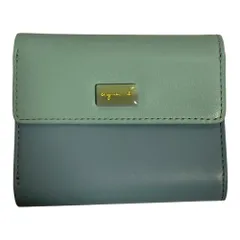 良品 agnes b. アニエスベー バイフォールドウォレット 財布 ライトブルー レディース 古着 中古 USEDのサムネイル