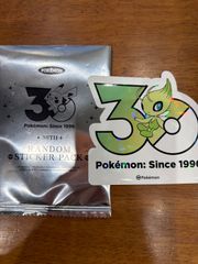 現地売切【韓国限定】ポケモン 30周年記念ステッカー イッカネズミ