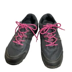 良品 asics アシックス ゴアテックス FIELDWALKER トレッキングシューズ 24cm ブラック レディース 古着 中古 USED