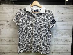 St Andrews ポロシャツ 花柄 ホワイト ブラック M - メルカリ