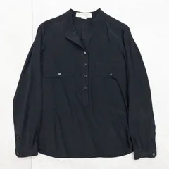 STELLA MCCARTNEY  ステラマッカートニー シャツ ブラウス プルオーバー ノーカラー シルク ブラック ハンガリー製 レディース 38 b01403のサムネイル
