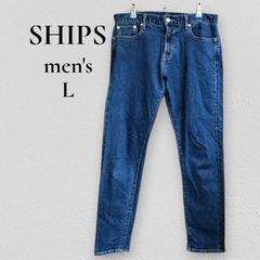 シップス デニムパンツ ジーンズ S ストレート Gパン インディゴ 