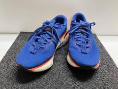 BROOKS BOOST ネイビー/オレンジ ランニングシューズ - メルカリ