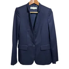 美品 STELLA McCARTNEY ステラマッカートニー シングル テーラードジャケット 36 ネイビー レディース 古着 中古 USEDのサムネイル