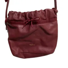 良品 repetto レペット レザー 巾着 ドローストリング ショルダーバッグ レッド レディース 古着 中古 USEDのサムネイル