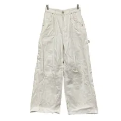 美品 24AW Diagram ダイアグラム グレースコンチネンタル ペインターデニムパンツ ワイド ジーンズ 0324311017 サイズ38 ホワイト レディース 古着 中古 USEDのサムネイル