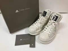 adidas アディダス BA9761 Rick Owens RO MASTODON PROMODEL リックオウエンス マストドンプロモデル ハイカットスニーカー 27cm ホワイトのサムネイル