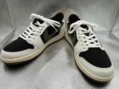 NIKE ナイキ Travis Scott × Nike Women's Air Jordan 1 Low OG 'Medium Olive'スニーカー 27.5cmのサムネイル