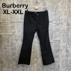 【U-267】BURBERRY バーバリー フレア スラックス パンツ ブラック 黒 ノバチェック BURBERRY LONDON ブーツカット センタープレス 三陽商会 日本製 アーカイブ Y2K メンズ 古着 モード ストレートのサムネイル