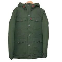 美品 LEVI'S リーバイス Herren Winterjacket ジャケット サイズS カーキ メンズ 古着 中古 USEDのサムネイル