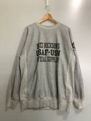 【中古品】 BUZZ RICKSON'S バズリクソンズ 30TH ANNIVERSARY MODEL HORIZONTAL KNITTING HEAVY WEIGHT SWEAT SHIRTS スウェット 【145-260520-KS-27-min】のサムネイル