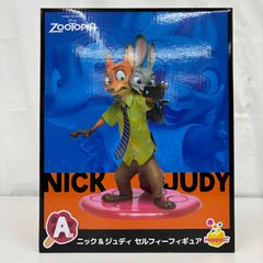 Happyくじ　ズートピア　A賞　フィギュア　ニック　ジュディ Happyくじ『ズートピア』A賞 ニック＆ジュディ セルフィーフィギュア