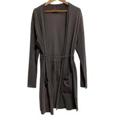 美品 MACKINTOSH LONDON マッキントッシュロンドン ロング ニットカーディガン サイズ38 グレー レディース 古着 中古 USEDのサムネイル