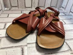 ポポー様専用 サヤ SAYA レースアップサンダル 50721 24cm - メルカリ
