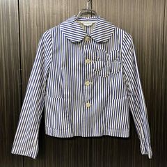 COMME des GARCONS GIRL ラウンドカラーストライプジャケット - メルカリ
