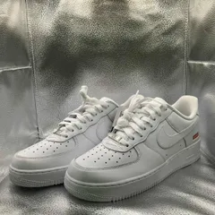 NIKE × Supreme スニーカー AIR FORCE1 LOW WHITE CU9225-100 サイズ27.5 ホワイト ナイキ×シュプリーム