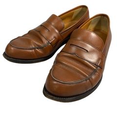 匠モデル【数回の着用 美品送料込】ブラウン レザー ローファー HA